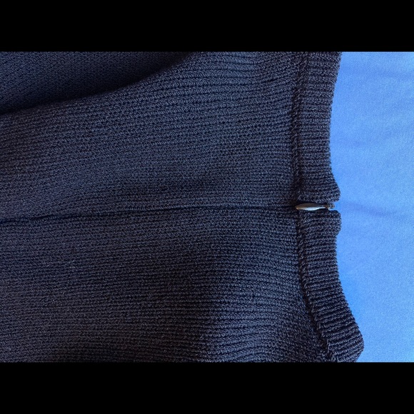 Zang Toi “L” Monogramed Bedazzled Wool Sweater - Picture 5 of 5